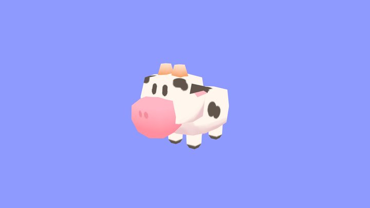 Cow - Farm Animal - 3December2022 3D Model