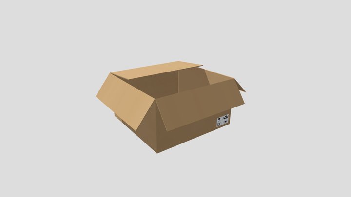 Paper box 3D Model