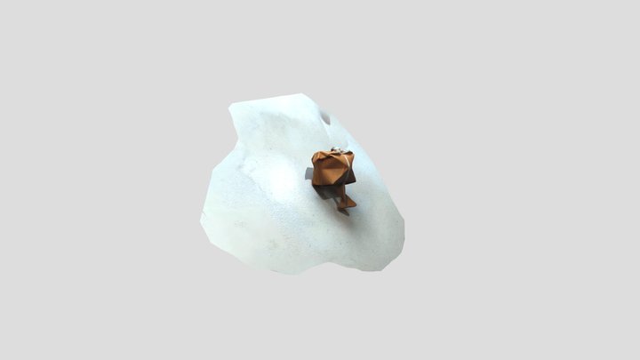 Origami Puffer Fish 3D Model
