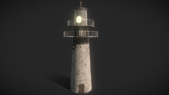 Old Lighthouse 3D Model