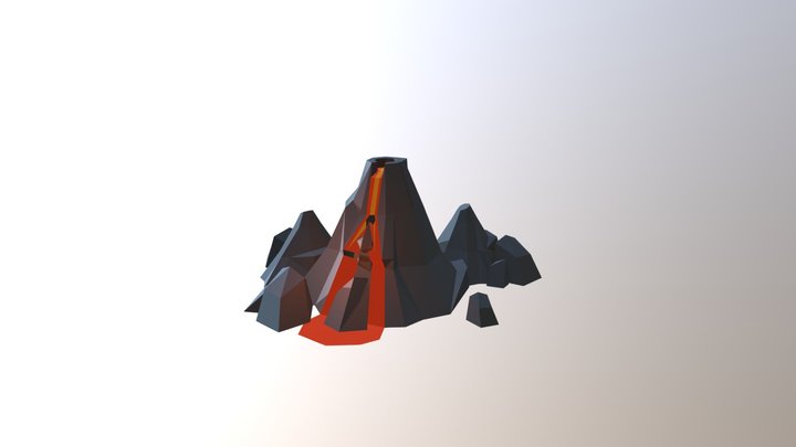 Volcán 3D Model