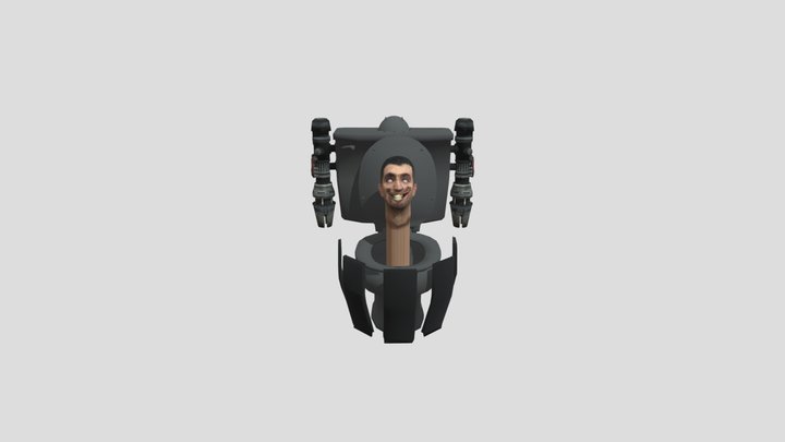 Jetpack Skibidi Toilet 3D Model