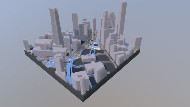 City Tile 3D Model