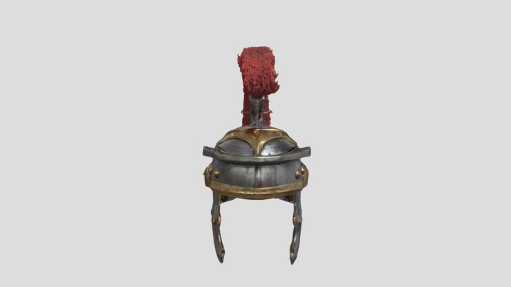 Roman Centurion Helmet 3D Model