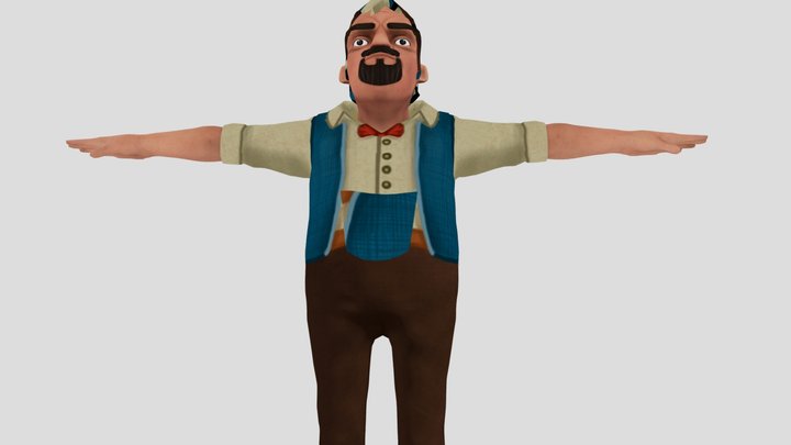 Frankenstein Francis - Scary Stranger 3D 3D Model