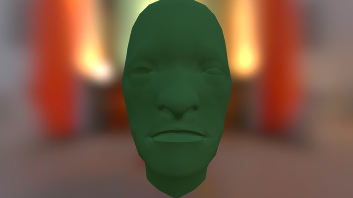 Head- Study 3D Model