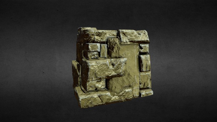 Brick Pile 3D Model