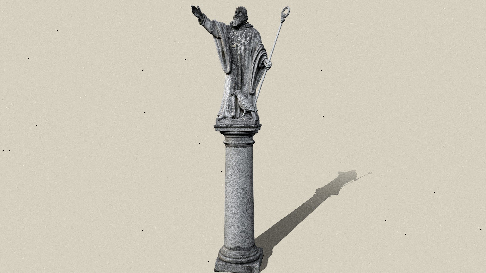 Hl. Benedikt — Sketchfab embed 3D viewer