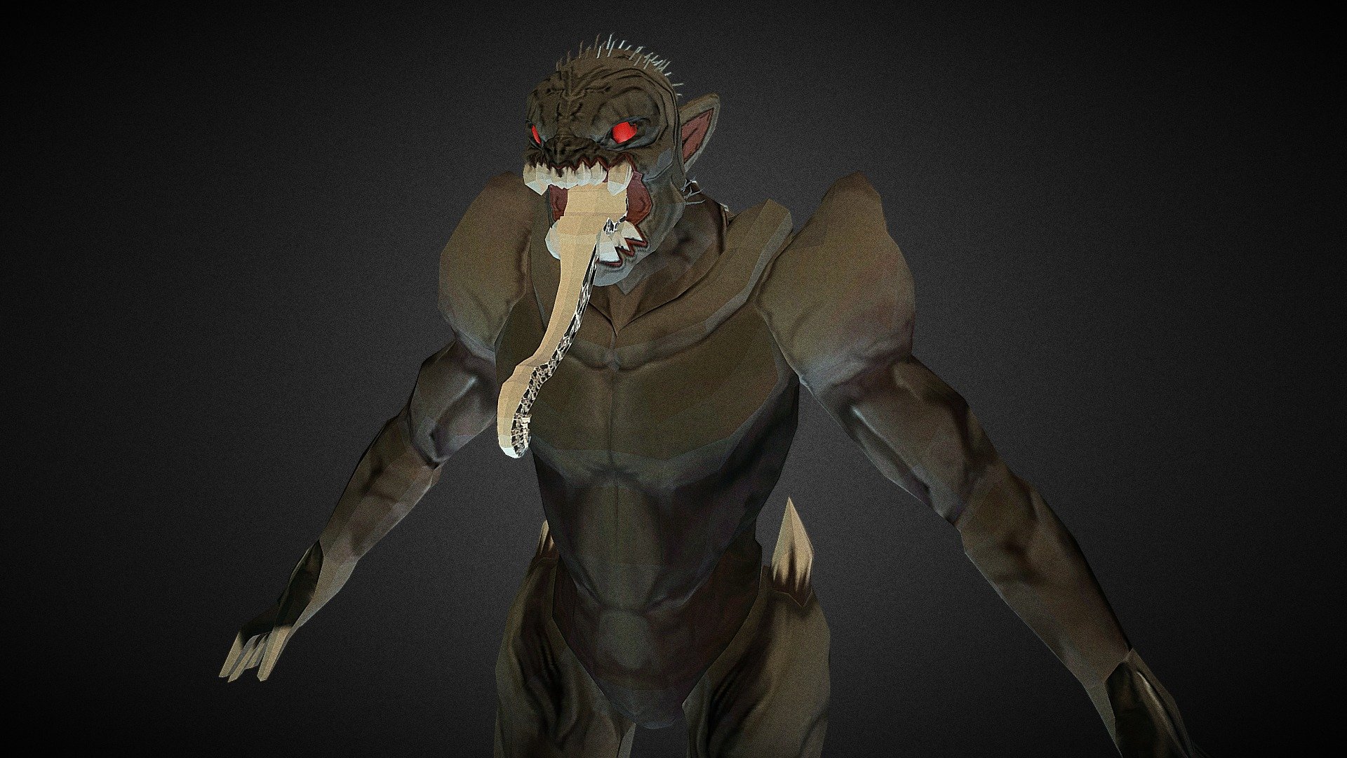 Aswang game creature - 3D model by Deathly [19e4f74] - Sketchfab