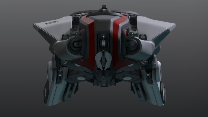 Medium Tactical Cruiser - Feronia - Tier V 3D Model