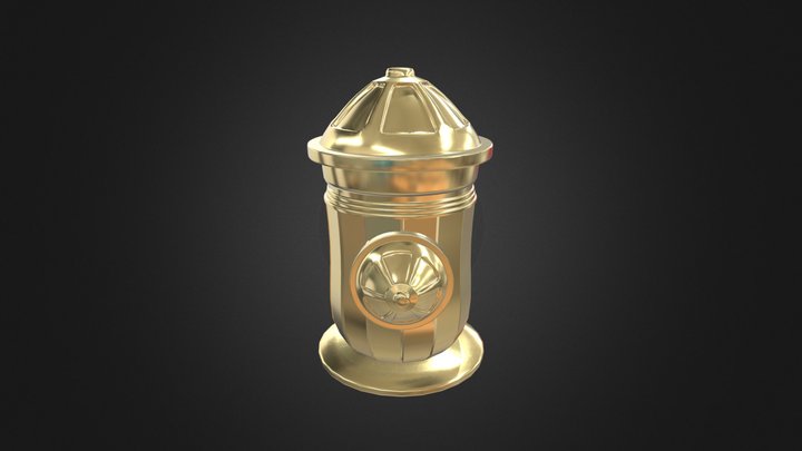 Golden 3D Model