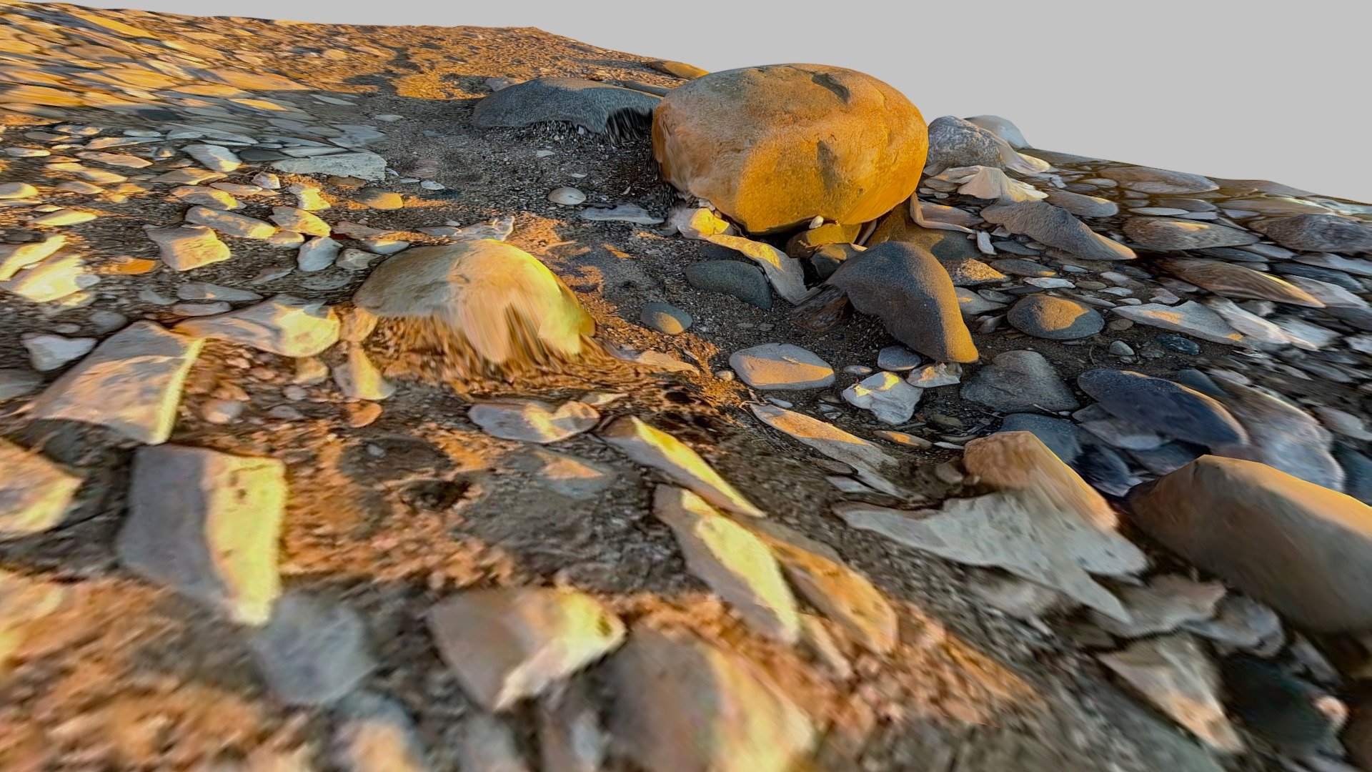 Beach Rock at Sunset
