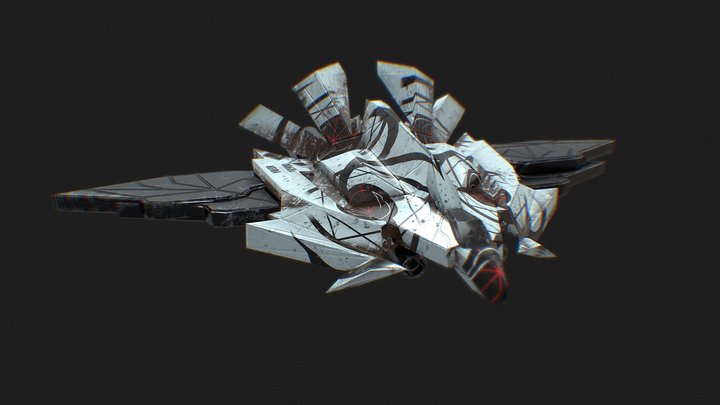 Spaceship 3D Model