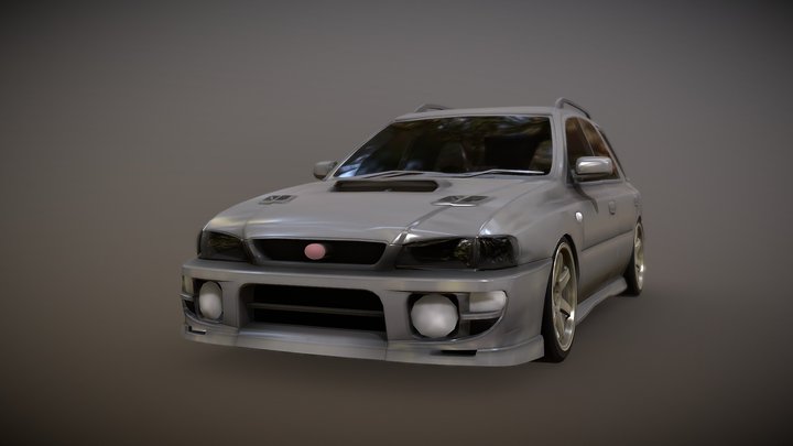 Subaru Impreza WRX Wagon 3D Model