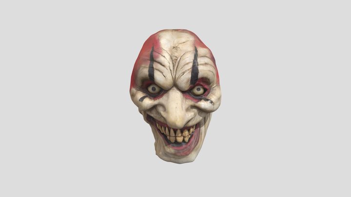 Grinning Nightmare Mask 3D Model