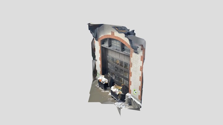 Garage Door - Flora Hall 3D Model