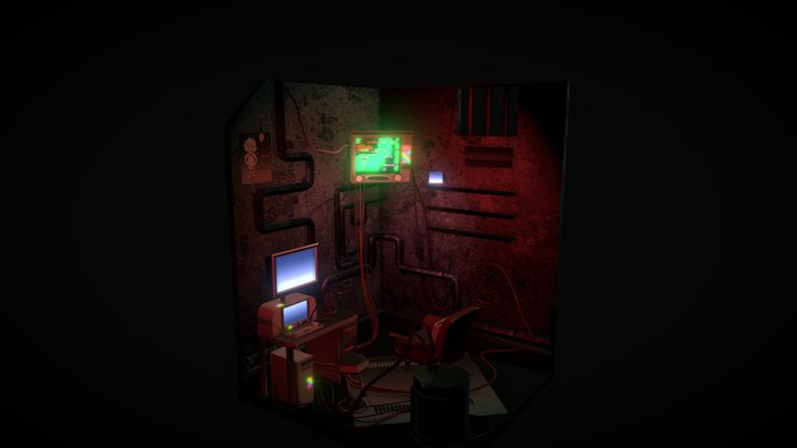 SCIFI scene 3D Model