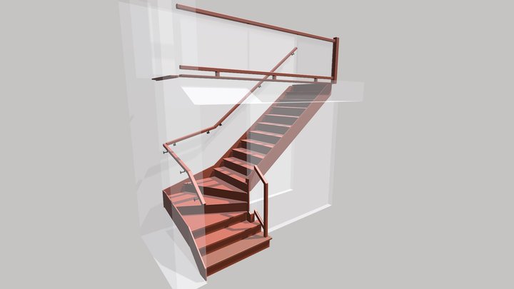 Escalier 102728 3D Model
