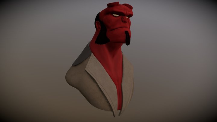 Hellboy - Concept Art 3D Model