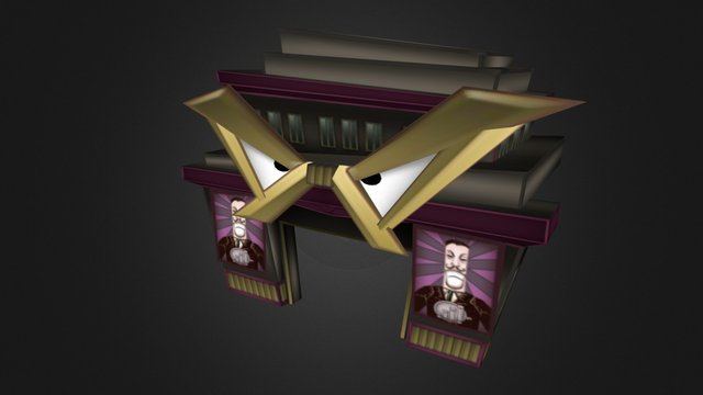 Sellbot Field Office Building Facade 3D Model