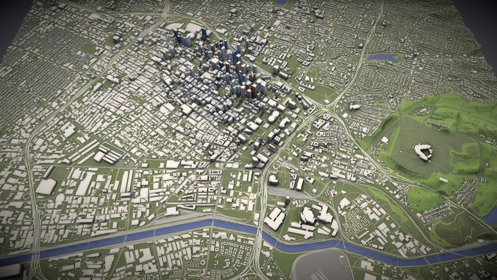 Los Angeles USA - city and urban 3D Model