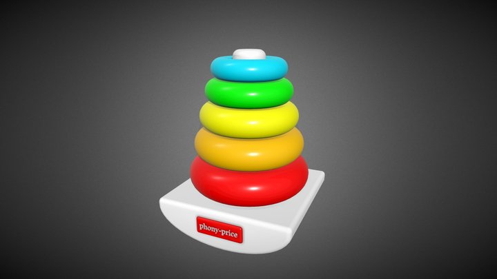 Stacking Toy 3D Model