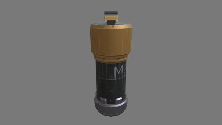 MH-X3 Grenade 3D Model