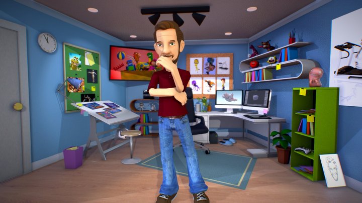 Pablo Céspedes 3D Model