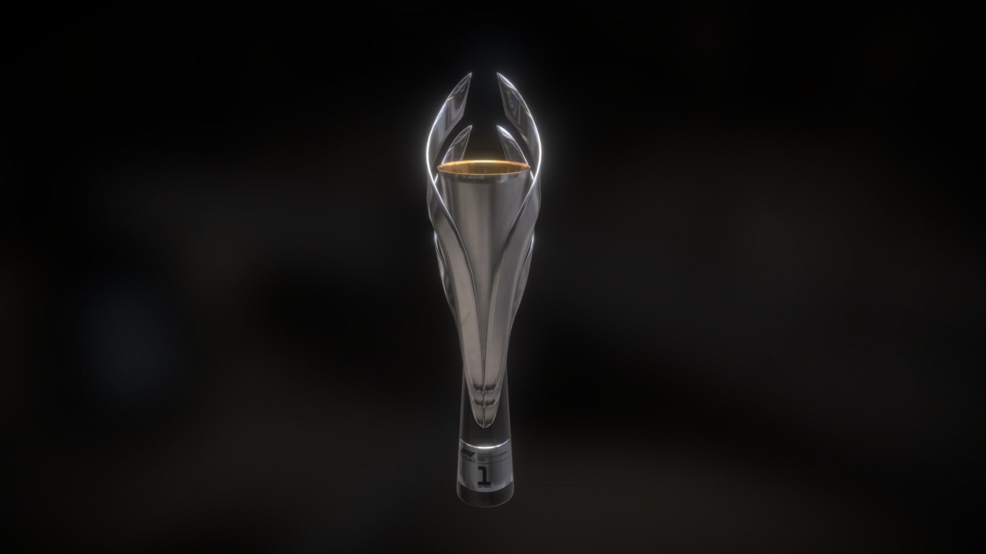 F1 Trophy - France Fomula 1 GP - Buy Royalty Free 3D model by