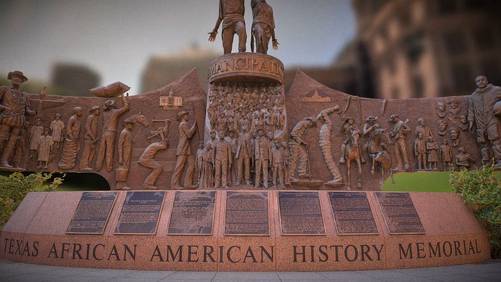 Juneteenth Memorial Monument 3D Model