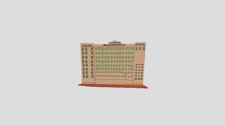 mills buildingggg 3D Model