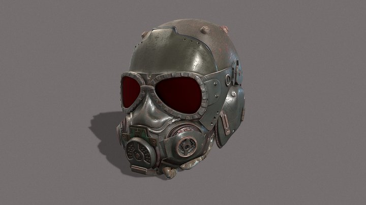 Gas Mask Fan Art from Metro 2033 : Metro Exodus 3D Model