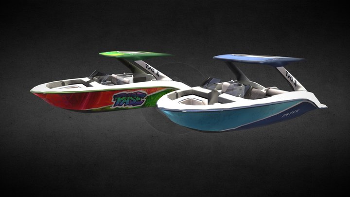 Game Ready Jet Ski 3D Model