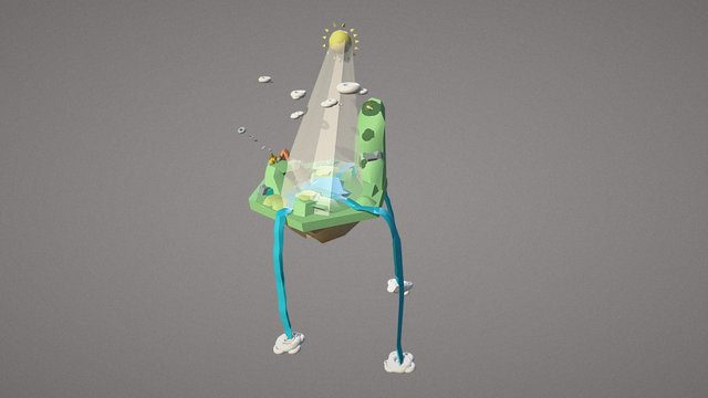 Campin' 3D Model