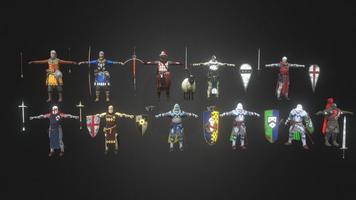 RaidShadowLegends - Animated Characters Part 01 – Modèle 3D gratuit STL