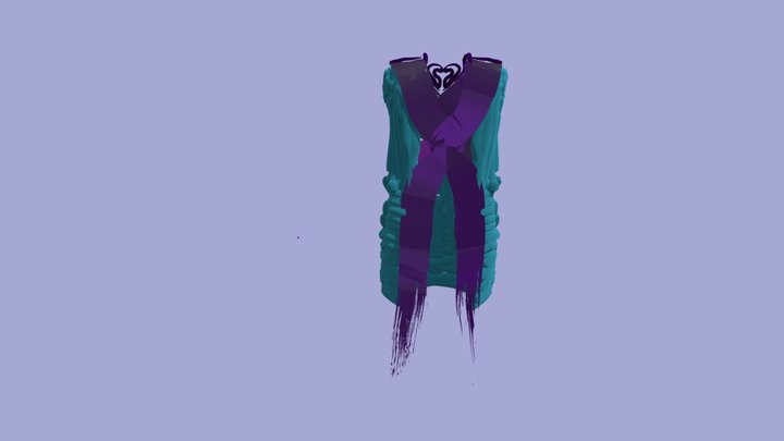 Vestito 001 - Gaia 3D Model