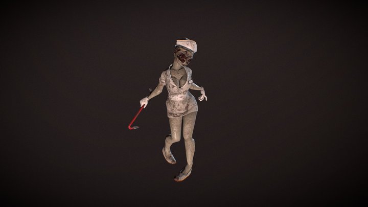 Bubble Head Nurse - Silent Hill 3D Model
