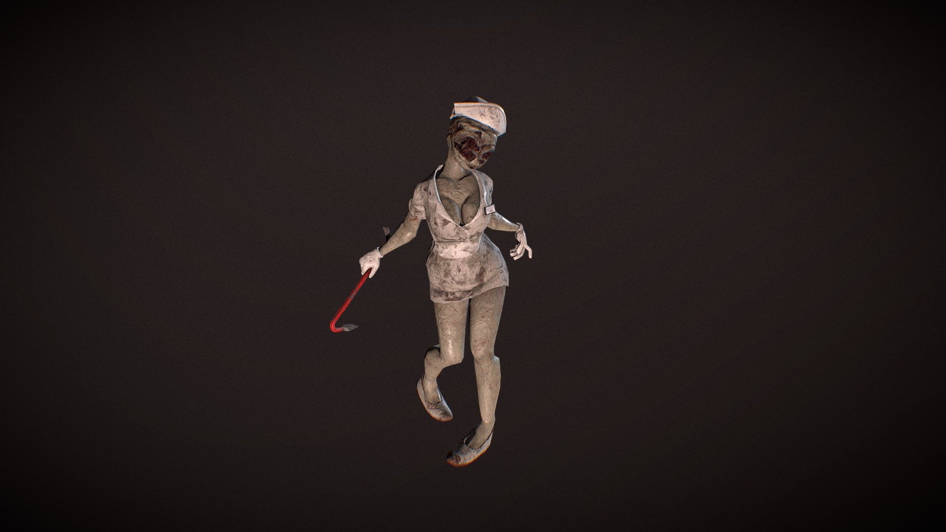 Bubble Head Nurse Silent Hill D Model By Khangle Khangle F Sketchfab