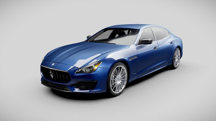 Maserati Quattroporte GTS - Configurator 3D Model