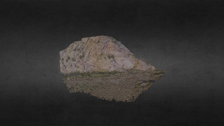 Montegrossi'Syncline, Tuscany. 3D Model