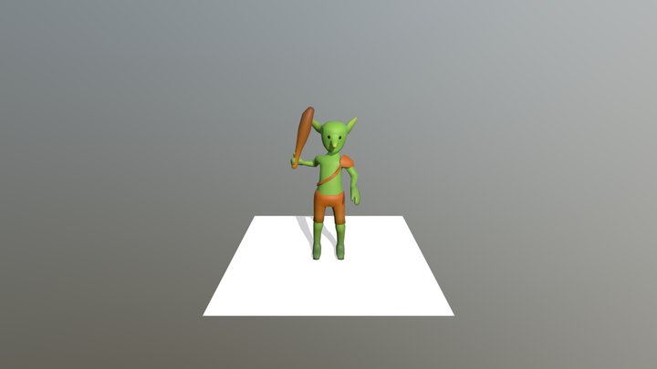 Simple Goblin 3D Model