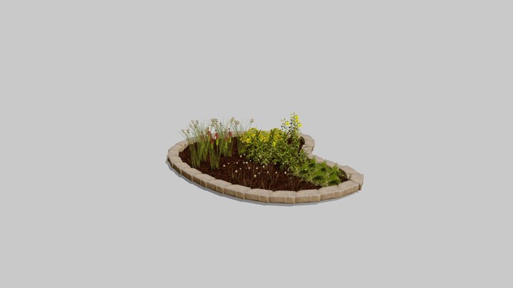 Rain Garden V2 3D Model