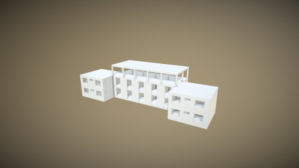 EcoHotel - 3D model by felipemillanb [19f25ef] - Sketchfab