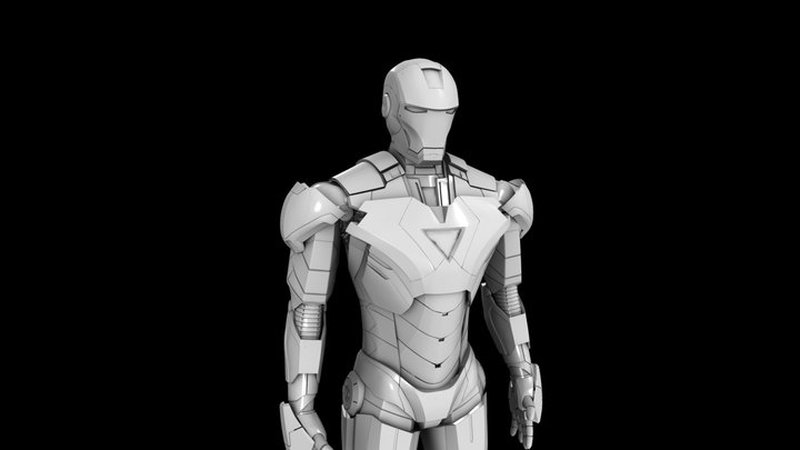 Iron Man (Mark 6) 3D Model