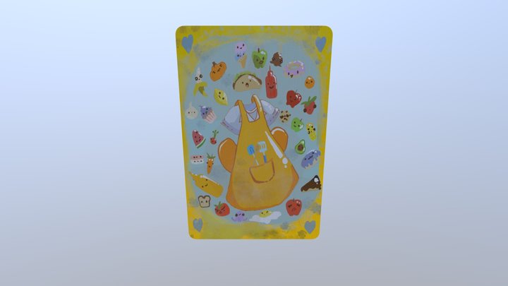 Cooking Mama Card 3D Model