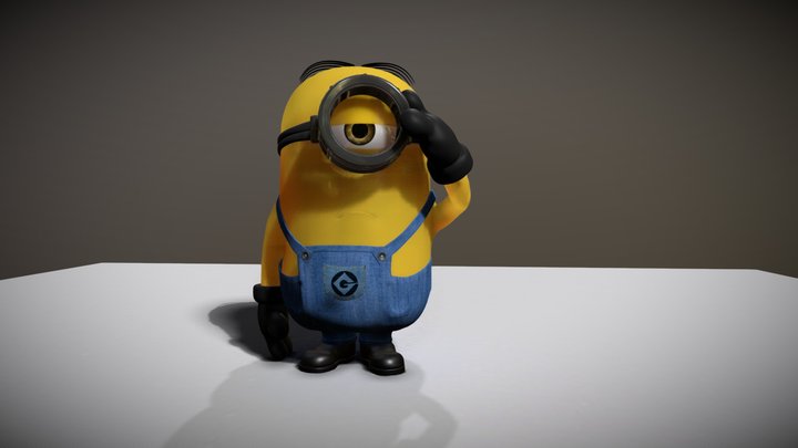 minion stuart 3D Model