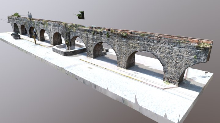 Acueducto de Chiconcuac 3D Model