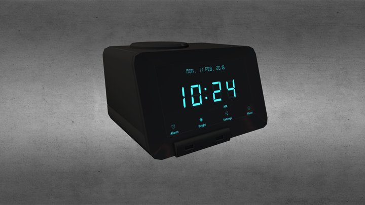 Alarm Clock 3D Model
