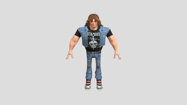 Axel Steel - Guitar Hero – Modello 3D gratuito STL