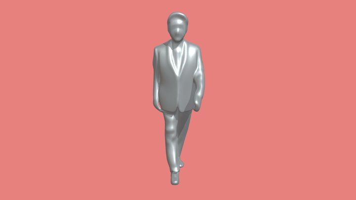 Businessman in suit 3D Model
